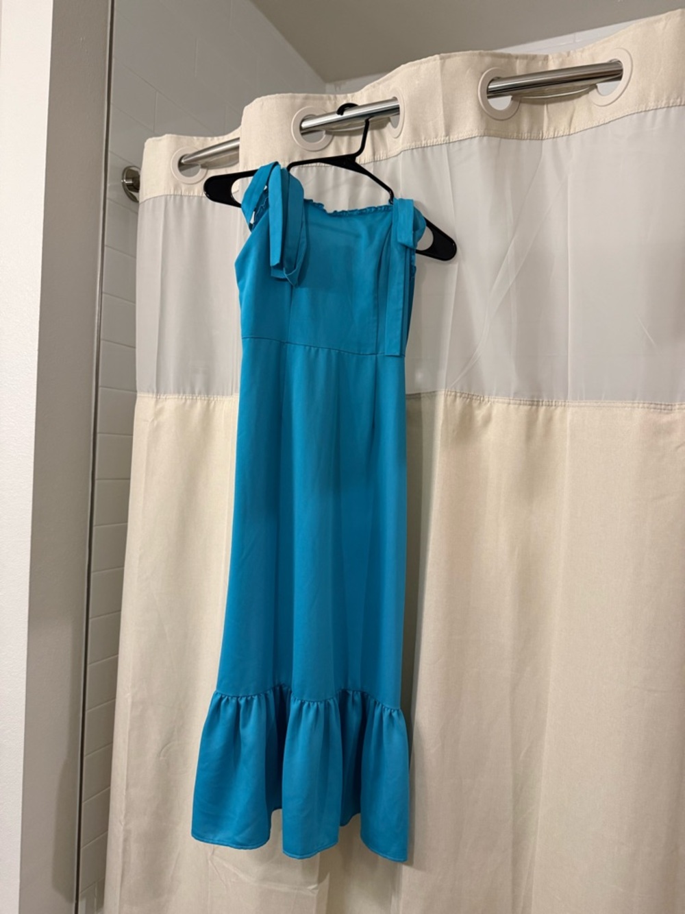 JustFab Turquoise Blue Midi Dress
